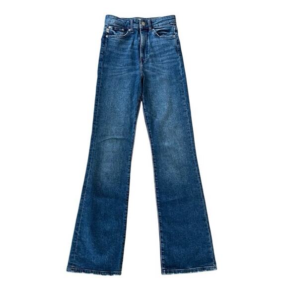 Lovers and Friends Greyson Ultra High Rise Slim Boot Jeans Size 24 Sustainable - Picture 1 of 9
